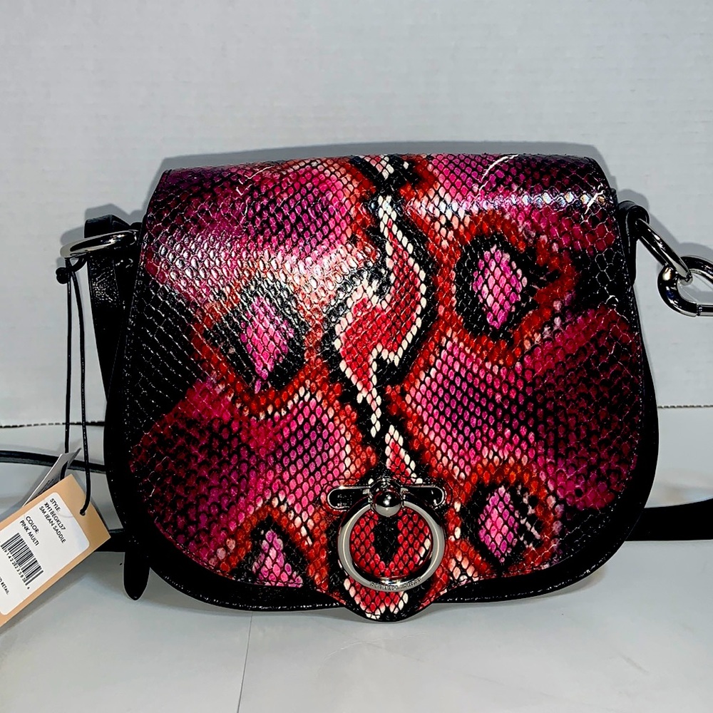 Rebecca Minkoff small jean saddle bag NWT